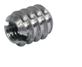 Hafele 030.00.100 Screw-In Socket,With Screwdriver Slot External Thread &#216;:8 mm,Internal Thread:M4,Length:8 mm