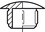 Hafele 045.00.234 CCAP PL BRN LT 18MM/12MM  Price/100 Piece