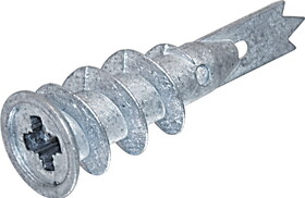 Hafele 051.18.028 Drywall Anchor, Self-Drilling,Steel/Zinc Finish (Bulk Pack)