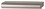 Hafele 101.73.643 Handle, Zinc, Brushed Nickel