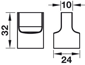 Hafele 101.73.730 Knob, Exton