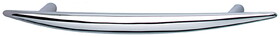 Hafele 102.71.200 Pull, Mid-Century Modern,Zinc, Polished chrome