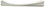 Hafele 104.78.602 Handle, Matt Nickel, Zinc, Price/Piece