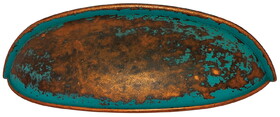 Hafele 105.61.014 Cup Pull,Bungalow Zinc,Rustic Copper