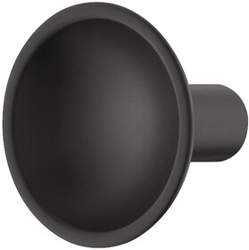 Hafele 106.65.350 Knob,Eclipse Zinc,Matt Black