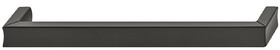Hafele 106.70.011 Pull,Bent Zinc Alloy,Black,Ral 9017,Matt,Lacquered