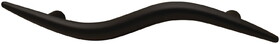 Hafele 107.19.302 Pull,Zinc Matt Black,(3 3/4") 96 mm Ctc