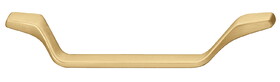Hafele 110.22.080 Pull,Aeon Zinc,Matt Gold Finish,Ctc (3 3/4") 96 mm