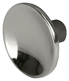 Hafele 111.95.140 Tag - Knob,Mid-Century Modern Zinc,Polished Chrome