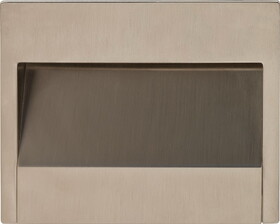 Hafele 113.97.061 Mortise Pull,Nuovo Zinc,Stainless Steel