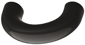 Hafele 114.21.290 Hewi - Wire Pull,Polyamide Hewi,Jet Black,(1 9/16") 40 mm Ctc