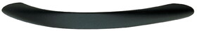 Hafele 117.95.330 Bow Pull,Contemporary Zinc,Matt Black,(5 1/32") 128 mm Ctc