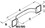 Hafele 123.08.602 HANDLE GEORGIA ZN BRU NI M4 CTC 128MM