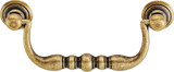 Hafele 125.15.102 Bail Handle, Antique Brass, Brass
