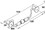 Hafele 125.88.932 HANDLE BORDEAUX IRON PEW M4 CTC 128MM  Price/Piece