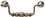 Hafele 125.88.932 HANDLE BORDEAUX IRON PEW M4 CTC 128MM  Price/Piece