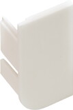 Hafele 126.37.978 L-Profile End Cap, Passages,Plastic, White, left hand
