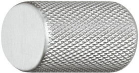 Hafele 132.15.630 Knob,Urban Aluminum,&#216;&Nbsp;17&Nbsp;mm,Stainless Steel Look