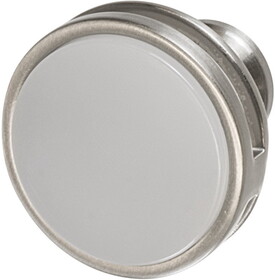 Hafele 133.50.107 Amerock - Knob, Oberon,Zinc &amp; Acrylic, satin nickel &amp; frosted &#216; (1 3/4") 44 mm