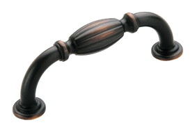Hafele 133.50.174 Amerock - Pull,Blythe Zinc,Oil-Rubbed Bronze,(3") 76 mm Ctc