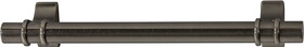 Hafele 133.50.266 Amerock - Bar Pull,Davenport Zinc,Gunmetal,(5 1/32") 128 mm Ctc