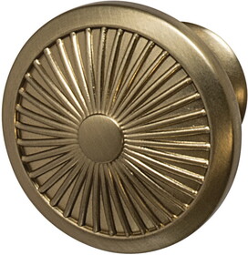 Hafele 133.50.303 Amerock - Knob,Crawford Zinc,Golden Champagne,&#216; (1 3/8") 35 mm