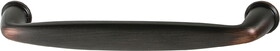 Hafele 133.50.340 Amerock - Pull,Kane&#153; Zinc,Oil-Rubbed Bronze,(5 1/32") 128 mm Ctc