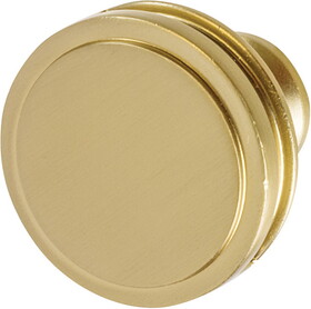 Hafele 133.50.618 Amerock - Knob,Oberon Zinc,Gold Champagne,&#216; (1 3/8") 35 mm