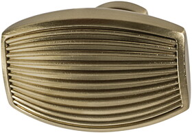 Hafele 133.50.633 Amerock - Knob,Sea Grass Zinc,Golden Champagne,(1 1/2" X 1") 38 X 25 mm