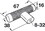 Hafele 133.50.707 Amerock - T-Knob,Esquire Zinc &amp; Stainless Steel,Polished Nickel &amp; Black Bronze, Price/Piece