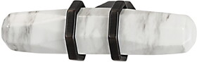 Hafele 133.53.094 T-Knob,Carrione Zinc,Marbleized White/Black Bronzed