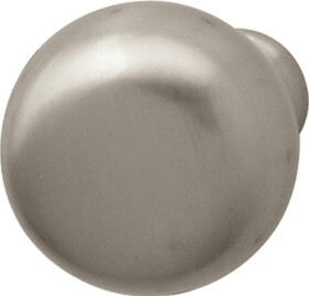 Hafele 134.41.001 Knob,Hollow Steel,Brushed Nickel