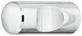 Hafele 136.06.212 Knob,&#216; (7/16") 11 mm Brass,Polished Chrome