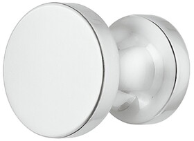 Hafele 136.76.205 Knob,Mid-Century Modern Brass,Polished Chrome