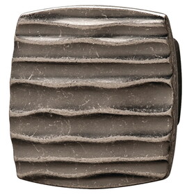 Hafele 136.81.910 Knob,Strata Zinc,Antique Pewter,&#216; (5/8") 16 mm