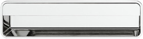 Hafele 151.11.271 Mortise Pull,Lago Di Como Zinc,Polished Chrome