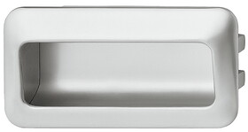 Hafele 151.50.215 Inset Handle,96 mm Ctc Zinc,Matt Chrome