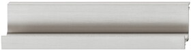 Hafele 151.85.030 Mortise Pull,Impressions Aluminum,Stainless Steel Look