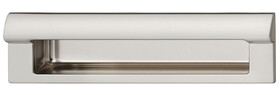 Hafele 155.00.270 INSET PULL ZN MATT CHR M4 105.5X37MM  Price/Piece