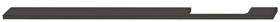 Hafele 155.01.850 Pull,Neoteric Aluminum,Matt Black,(10 1/16") 256 mm Ctc