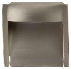 Hafele 155.01.951 Mortise Pull,Atelier Zinc,Brushed Nickel,(1 1/4") 32 mm Ctc