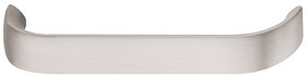 Hafele 155.02.025 Pull,Contemporary Aluminum,(5") 128&Nbsp;mm Ctc,Brushed Nickel Plated,