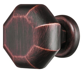 Hafele 155.02.080 Knob,Zelda Zinc,Oil-Rubbed Bronze