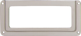 Hafele 168.02.761 Label Frame, Nickel-Plated, Steel