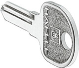 Hafele 210.11.080 Key Blank, Steel