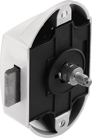 Hafele 211.63.702 Push-Lock, H&#228;fele Push-Lock, can be operated from one side,Without Catch Bolt, White, plastic