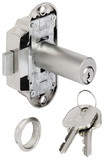 Hafele 225.62.290 Piccolo-Nova espagnolette locks, Häfele Piccolo-Nova, with extended pin tumbler cylinder, standard profile, customised, backset 25 mm