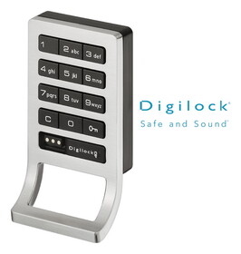 Hafele 231.98.110 Pin Code Lock,Advanced Security Steel,Latch Bolt,Single Use Mode
