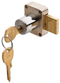 Hafele 232.14.497 Cabinet Door Lock, C8173 Series, Master Keyed, Keyed Different