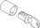 Hafele 232.37.624 Spring Bolt Rim Lock, 25 mm (1") Backset, Price/Piece